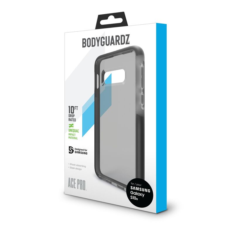 BodyGuardz Ace Pro Case featuring Unequal (Smoke/Black) for Samsung Galaxy S10e, , large