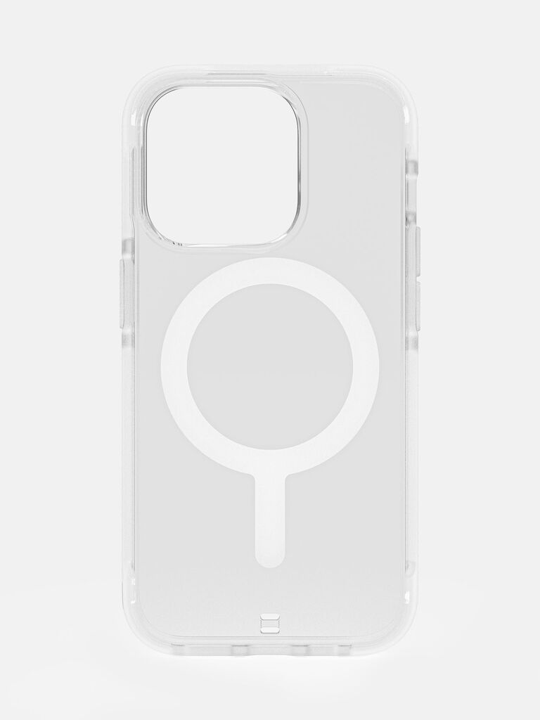Ace Pro Clear and White Case with MagSafe for iPhone 15 Pro