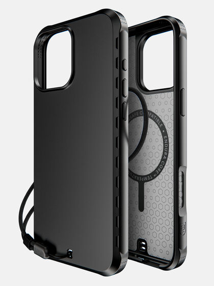 BodyGuardz Paradigm Pro Max Case (Onyx) for Apple iPhone 16 Pro Max, , large