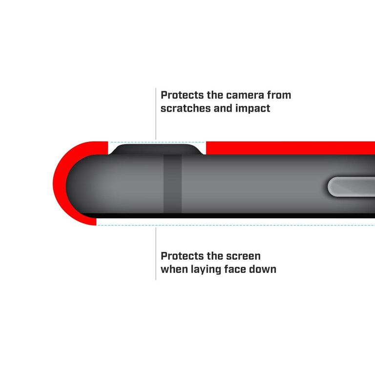 BodyGuardz SlideVue Case featuring Unequal (Smoke/Black) for Apple iPhone 6/6s/7/8 Plus, , large